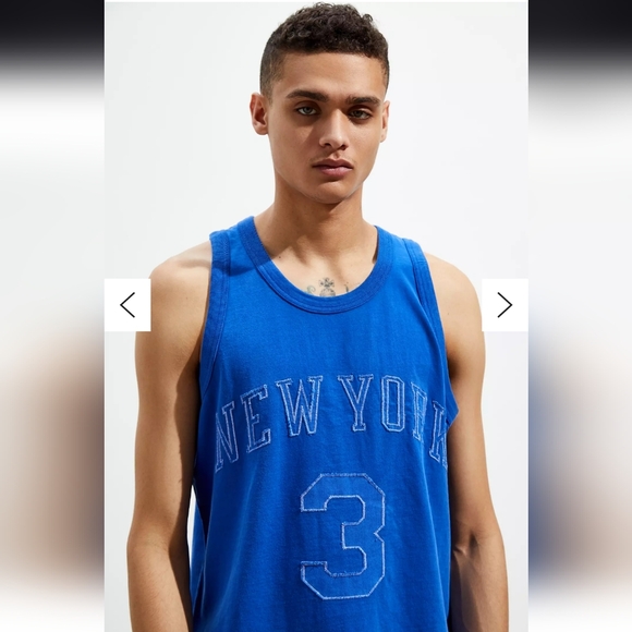 NWT Mitchell & Ness Washed Out Swingman New York Knicks John Starks Jersey Small - Picture 2 of 10
